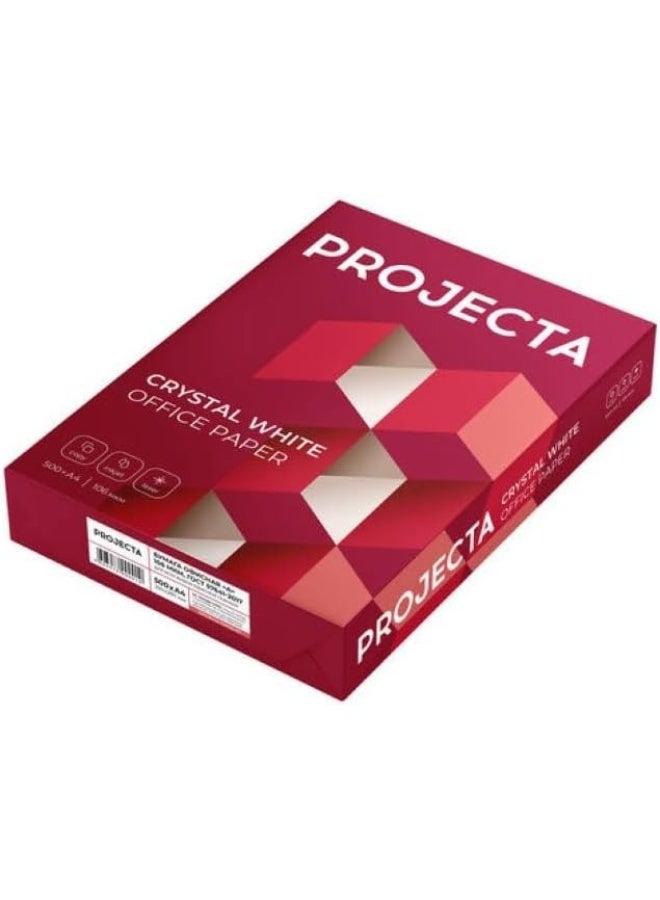 Projecta Ultra A4 Copy Paper 80 GSM – Crystal White Office Paper | 1 Ream (500 Sheets) - Image 2